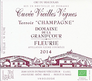 Terroir Champagne Cuvée Vieilles Vignes