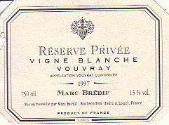 Vigne blanche Réserve privée