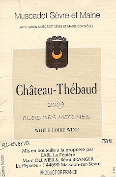 Château Thébaud Clos des Morines